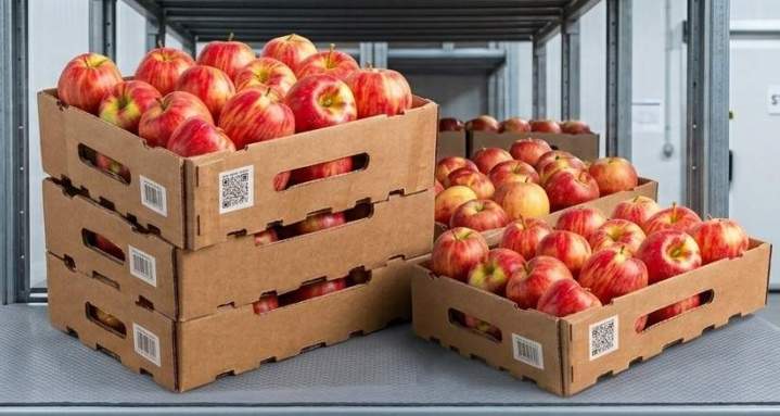 Grand étalage de pommes fraîches Saint-Joseph-du-Lac	